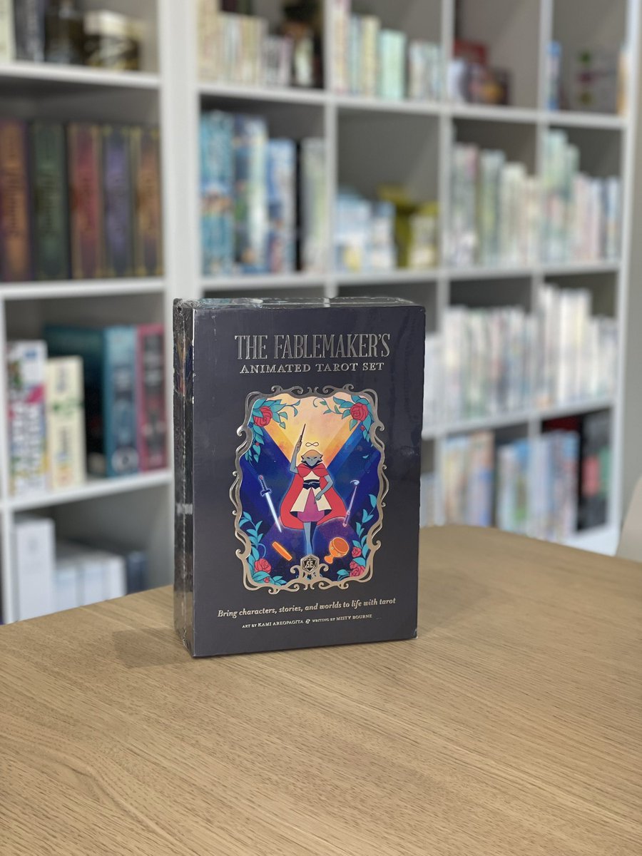 CraftyGamerShop's tweet photo. Are you into Tarot and Tabletop? The Fablemakers is a GORGEOUS tarot deck, designed to help enhance your gamepla! And they’re 5e compatible too!
What will you divine with this deck by @hitpointpress?
#thecraftymaker #tarot #fablemakers #hitpointpress #animatedtarot #flgs #tabletop #dnd #tabletoptarot #dnd5e #dndtarot