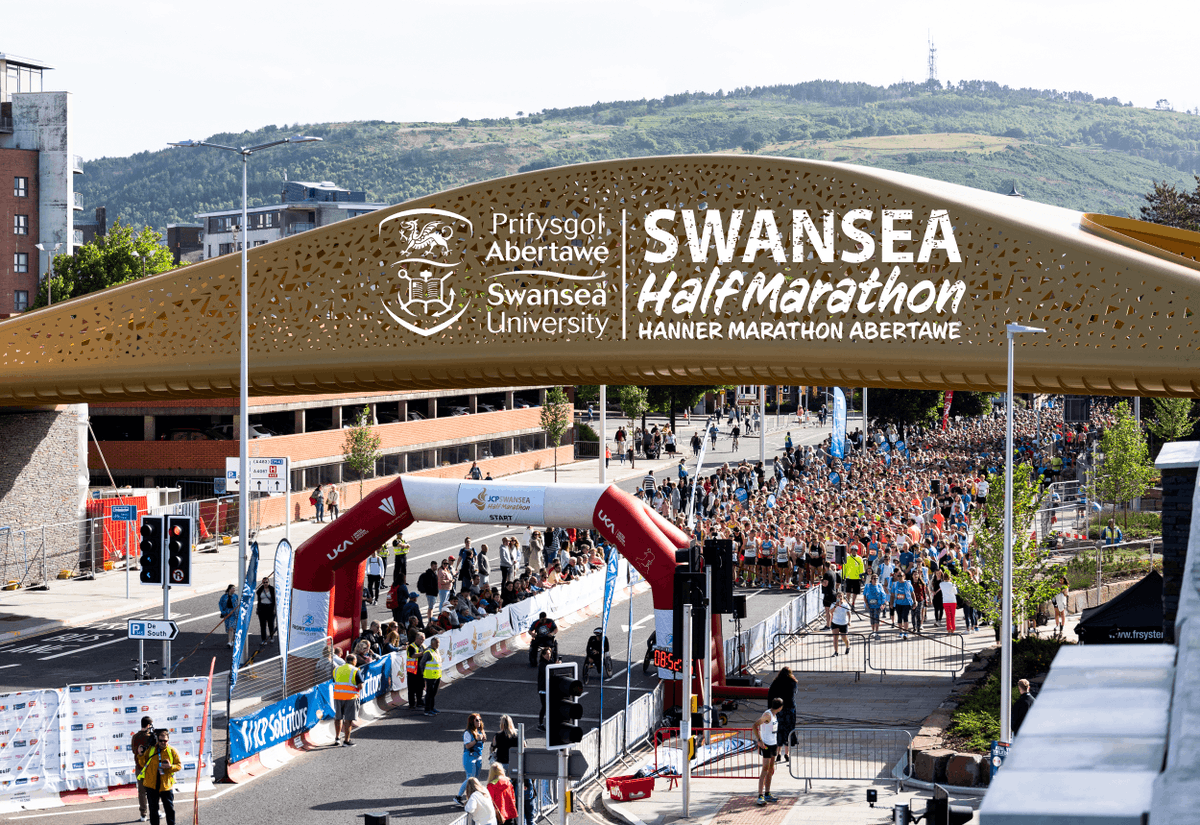 Swansea Half Marathon tweet media