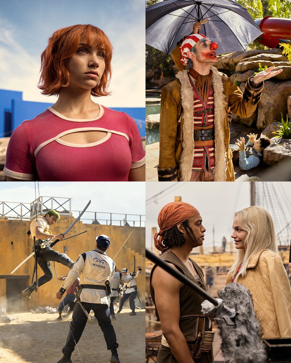 onepiecenetflix's tweet photo. Every One Piece character deserves their moment in the spotlight! 🏴‍☠️ Here’s a look behind-the-scenes at the care and craft that went into bringing these larger-than-life icons to live action. #OnePieceNetflix #OnePieceLiveAction https://t.co/OUoEbJdZ2w