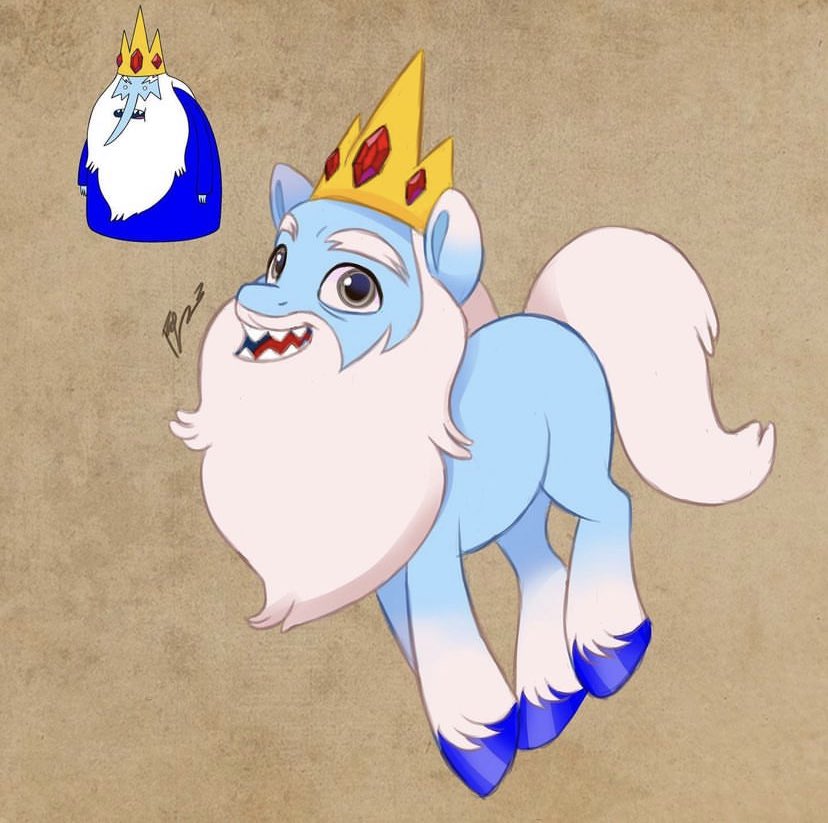 ArtHaruhi's tweet photo. Reposting my Adventure Time ponies! 

Sorry for the low quality. I can’t use my pc right now and I only have screenshots lol https://t.co/7F8wiS6XQC