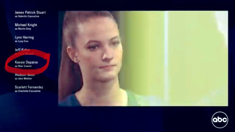 onelifetobitch's tweet photo. Hey they actually spelled her name right this time! (The character anyway, they messed up the capitalization in Kassie’s last name because of course they did) #BlairDay #BlairIsBack #WeLoveBlair #TeamKDP #KDP30 #OLTL #GH https://t.co/G11cjMIuIG