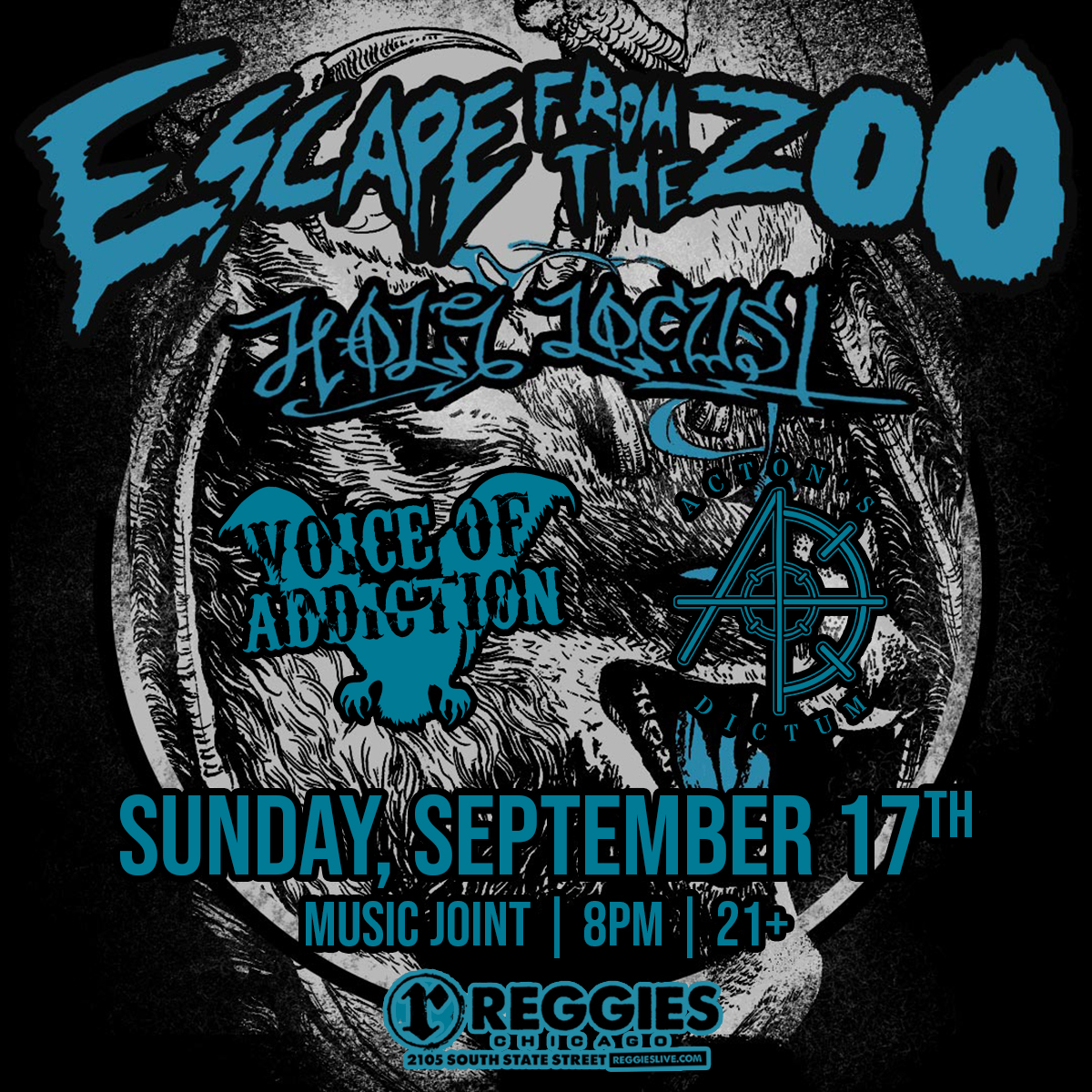 Going to Riot Fest? Hit up our Guitar player Ty ty in between the two main stages for your thirst needs. (the one with green hair). And Catch us Sunday Closing out Reggies so you can catch us after Riot Fest w/ Escape From the Zoo (fat wreck/days n daze) directly before us!