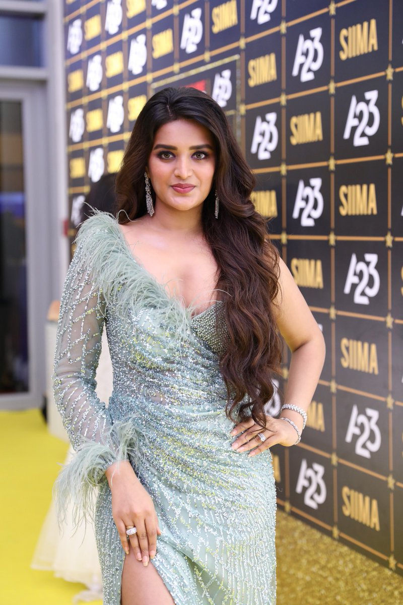 #NiddhiAgerwal at #SIIMA2023