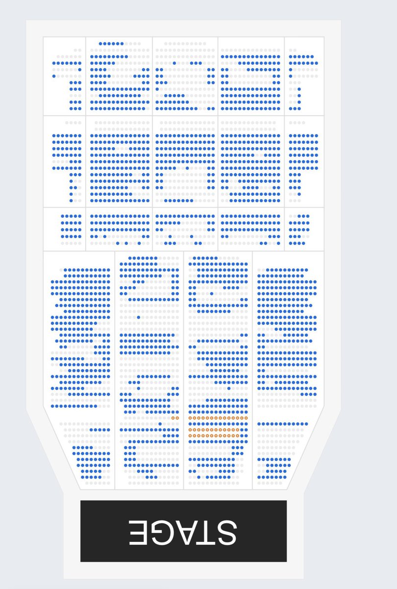 darkkbeaster's tweet photo. A week ago there were soooo many seats available , still some left but way better than last week. They can just move the back people to the front to cover the available seats. Still time left to sell more tickets, but venue doesn’t look that bad now . #MCTCT #GOMEZ https://t.co/FCEWVuGQSB