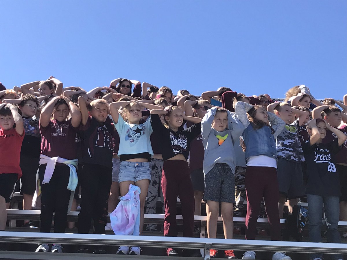 The students and staff had a great time at our Pep Rally today. The HS students reinforced our BRAVE school rules with fun activities. Congratulations to: Rowan, Grace, Aubrey, Camden, Ty, and Kaiden for representing our school at tonight’s game! We are proud Lehighton Indians!