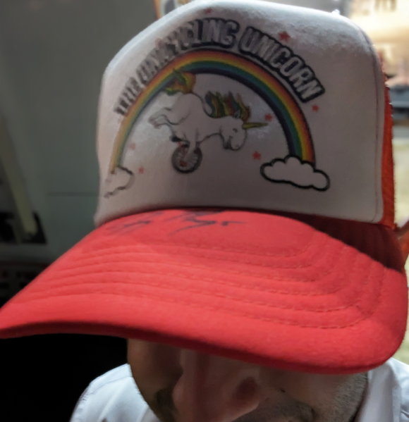 MclellandTj's tweet image. "Scored a unicorn-autographed hat from the Unicycling Unicorn 🦄✨ at the Utah State Fair! 🎪🤩 It's not just a hat; it's a magical memory! 🪄👑 #UnicornAutograph #UtahStateFair #FairMemories"