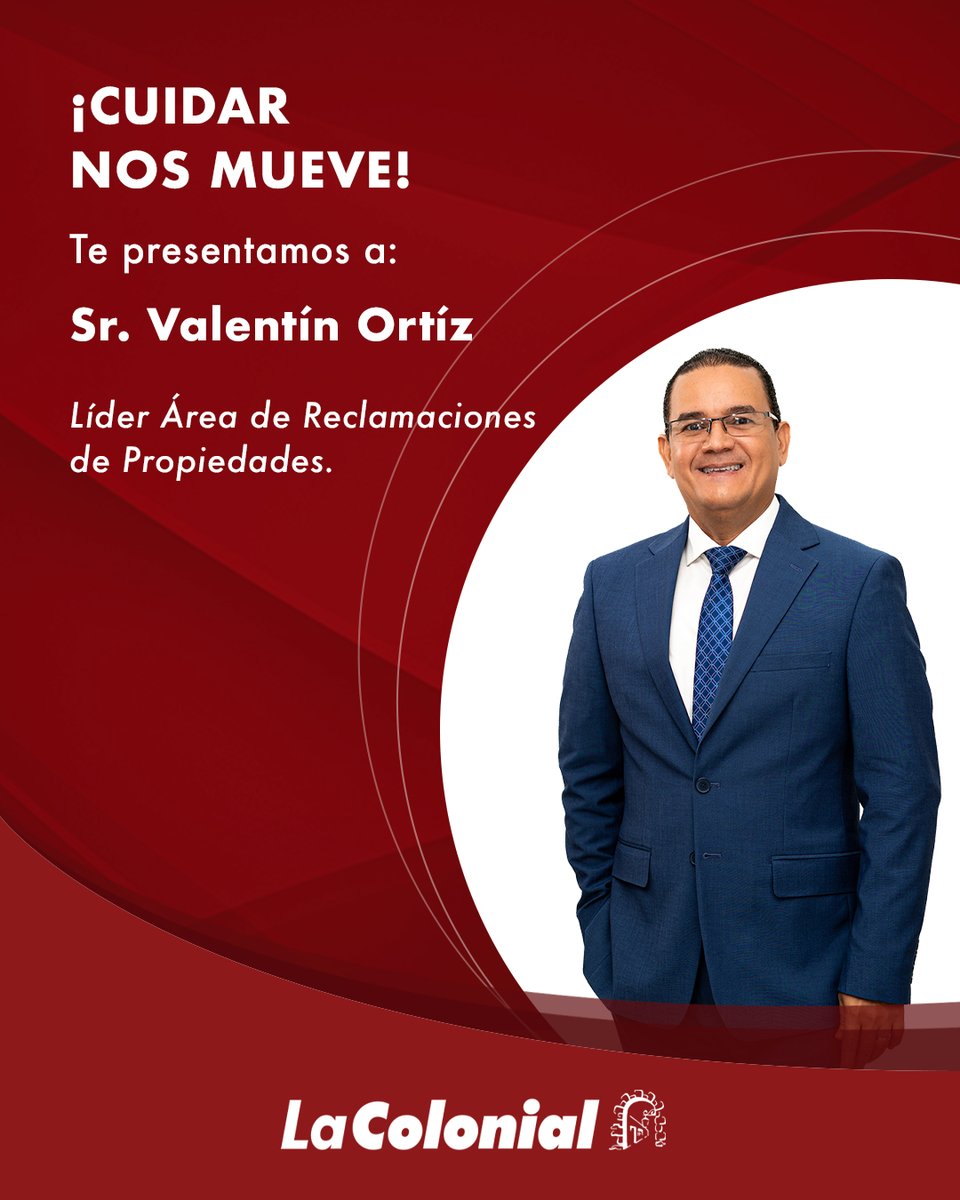 Damos la bienvenida al Sr. Valentín Ortiz, que se une como Líder de Reclamaciones de Propiedades. En colaboración con el actual Vicepresidente de Reclamaciones, Francisco Alcántara, quienes dirigirán iniciativas de cambios estratégicos para optimizar los procesos de esta área.