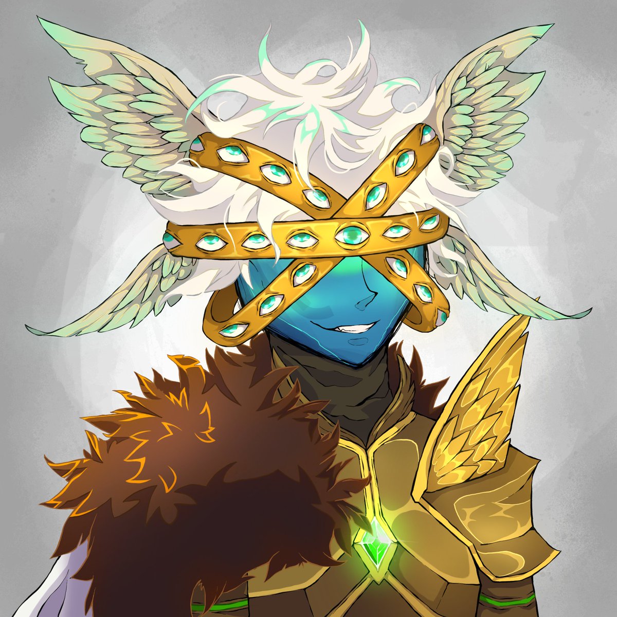 Minted the Elysium Crown with Griffin Armour!  Will sit nice with my Deadly Sins Underworld Crown, check PFP!  Let's go <a href="/EternalsCNFT/">cyber duck</a>