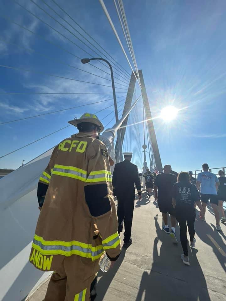 Flash Back Friday: 

I am always grateful to have a boss who talks the talk and also Walks. For the last 10 years, <a href="/NCFDChief/">Chief Bulanow</a> has supported and contributed to ensuring the success of <a href="/911_Silent_walk/">The 9/11 Silent Walk</a>. He has spoken several times and rarely misses the walk on 9/11. Thank You
