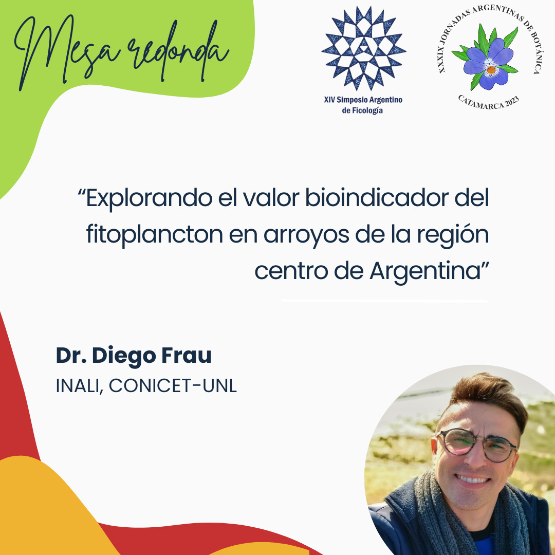 ficologia's tweet photo. El Dr. Diego Frau es investigador en el Instituto Nacional de Limnología (CONICET-UNL), Santa Fe. Sus investigaciones se enfocan en el fitoplancton como bioindicador en sistemas acuáticos continentales. https://t.co/zRe0YZ8rL4