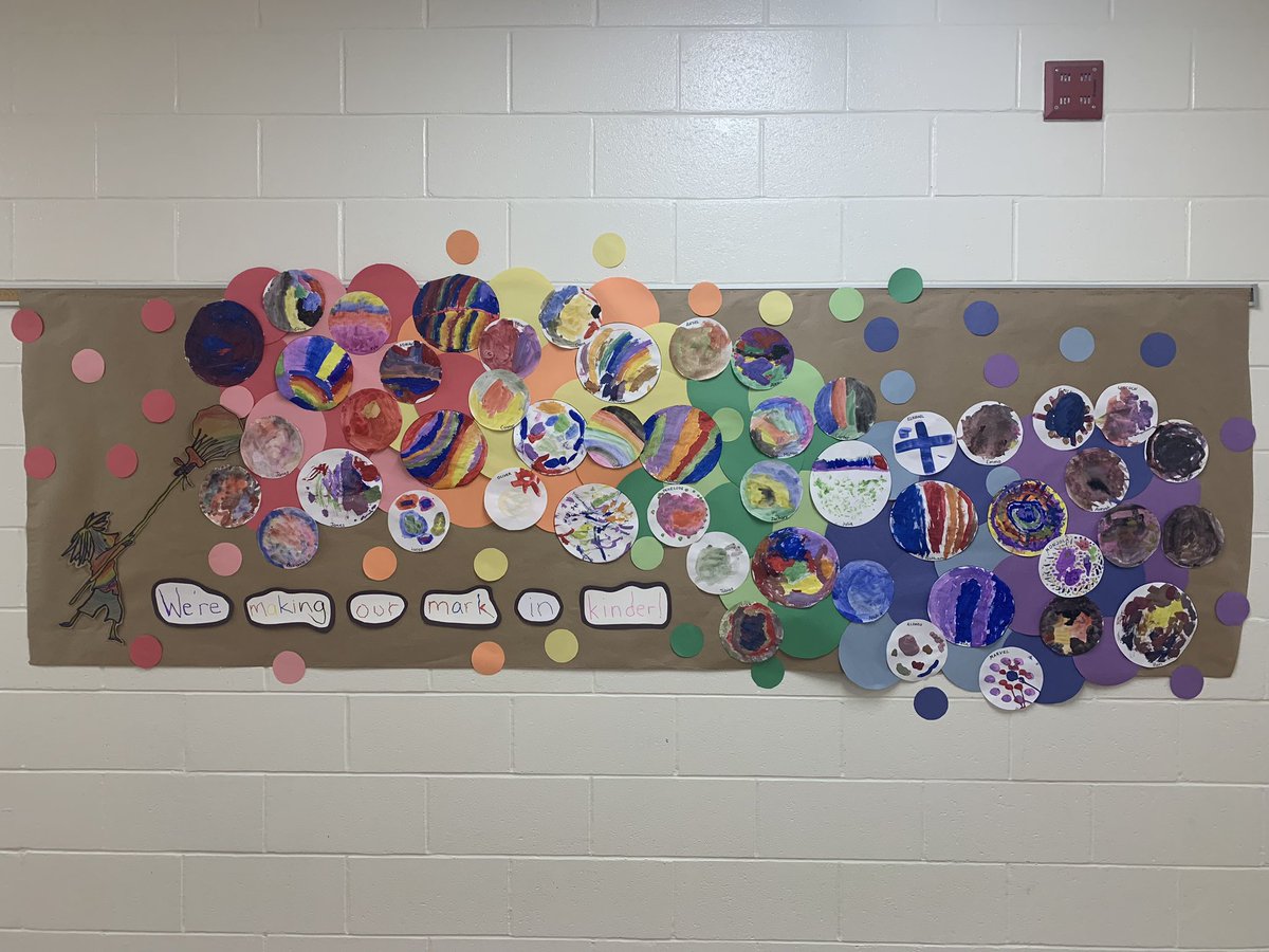 We’re making our mark in kinder! <a href="/albert7185/">@albert_DPCDSB</a> #DotDay