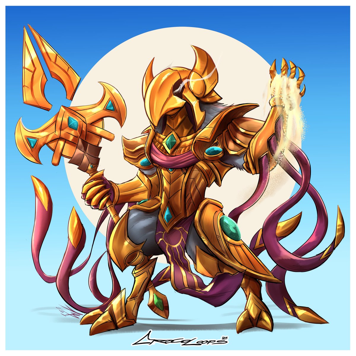 Crocoloops's tweet image. Azir. The emperor of the sands

#LeagueOfLegendsFanArt