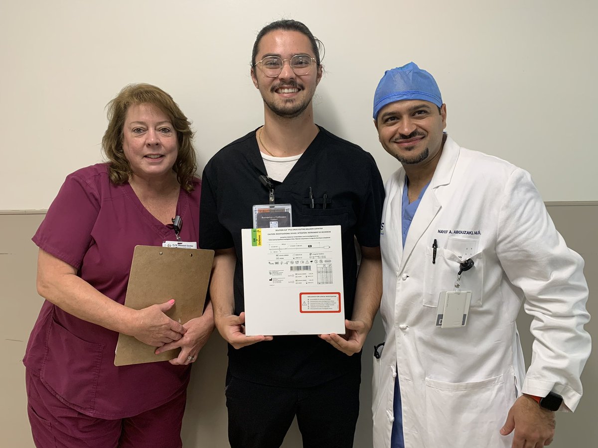 abouzaki_md's tweet photo. Successfully randomized first patient to Selution ISR study in the Commonwealth of VIrginia. Offering breakthrough technologies for patients in desperate need. #stopcad #savelives 🙏🏽 #vcs @HCAhealthcare @MedallianceSA https://t.co/90eEexthsA