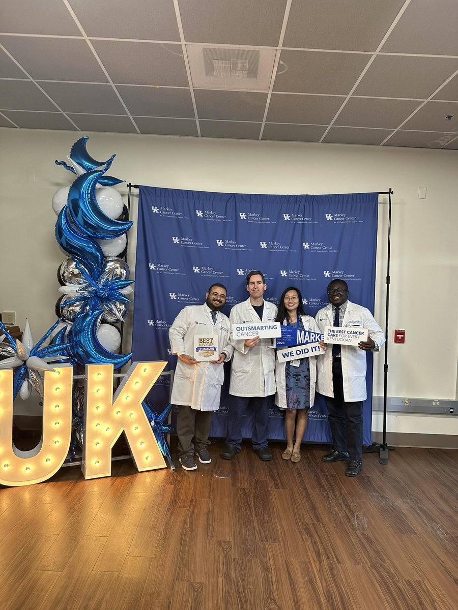 Happy Comprehensive Day! The University of Kentucky Markey Cancer Center has achieved NCI designated comprehensive cancer center status!! Great work everyone! This is a big day for KY! <a href="/UKMarkey/">Markey Cancer Center</a> <a href="/EddySYang/">Eddy Yang, MD, PhD, FASCO</a> <a href="/UKYMedicine/">University of Kentucky College of Medicine</a>