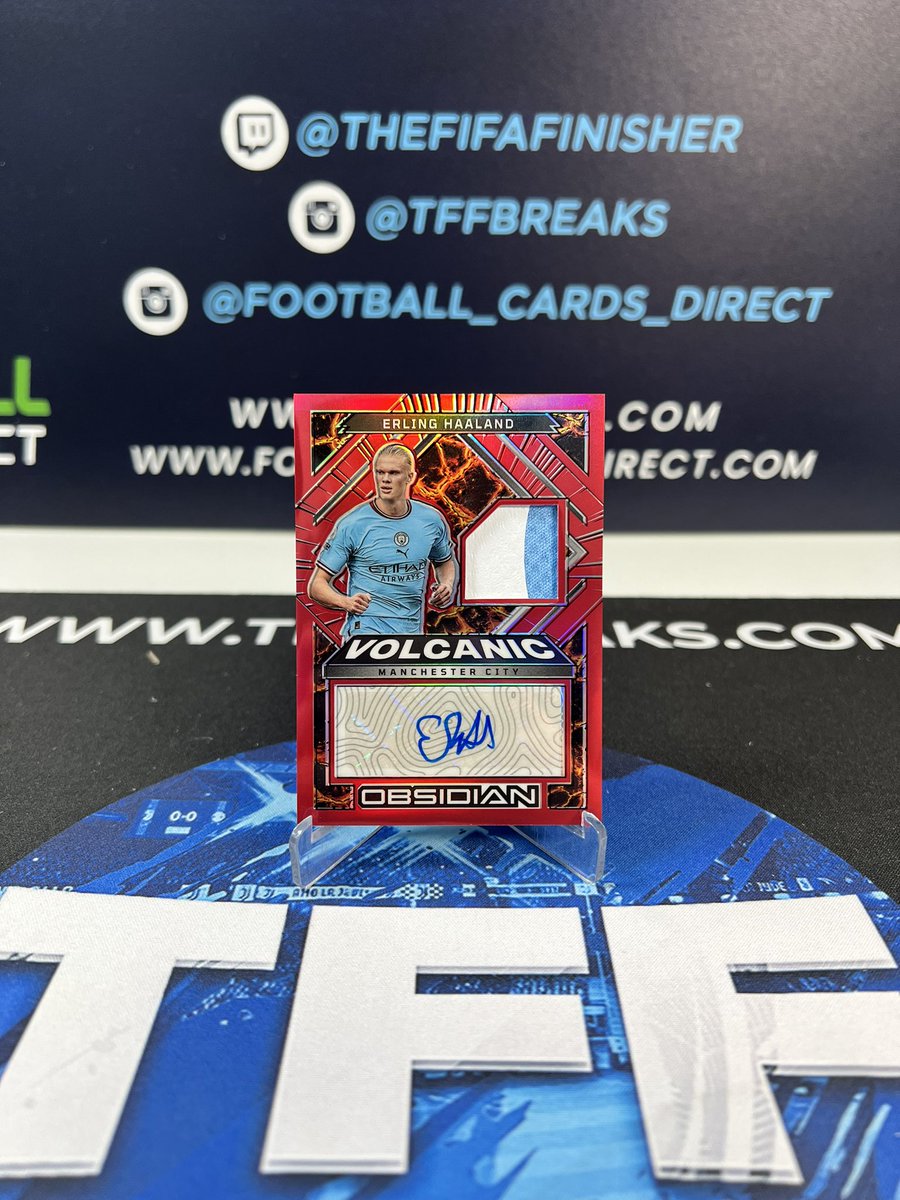 thefifafinisher's tweet image. Haaland 1/1 🔴🤖 @paniniamerica Obsidian Tmall Soccer 22/23 🚨

Thanks for the support! 💪

Get your spots here ⬇️
TFFBREAKS.COM

#topps #toppssoccer #toppsinception #inceptionsoccer #thehobby #footballcards #soccercards #sportstradingcards #toppsmourinho #mourinho