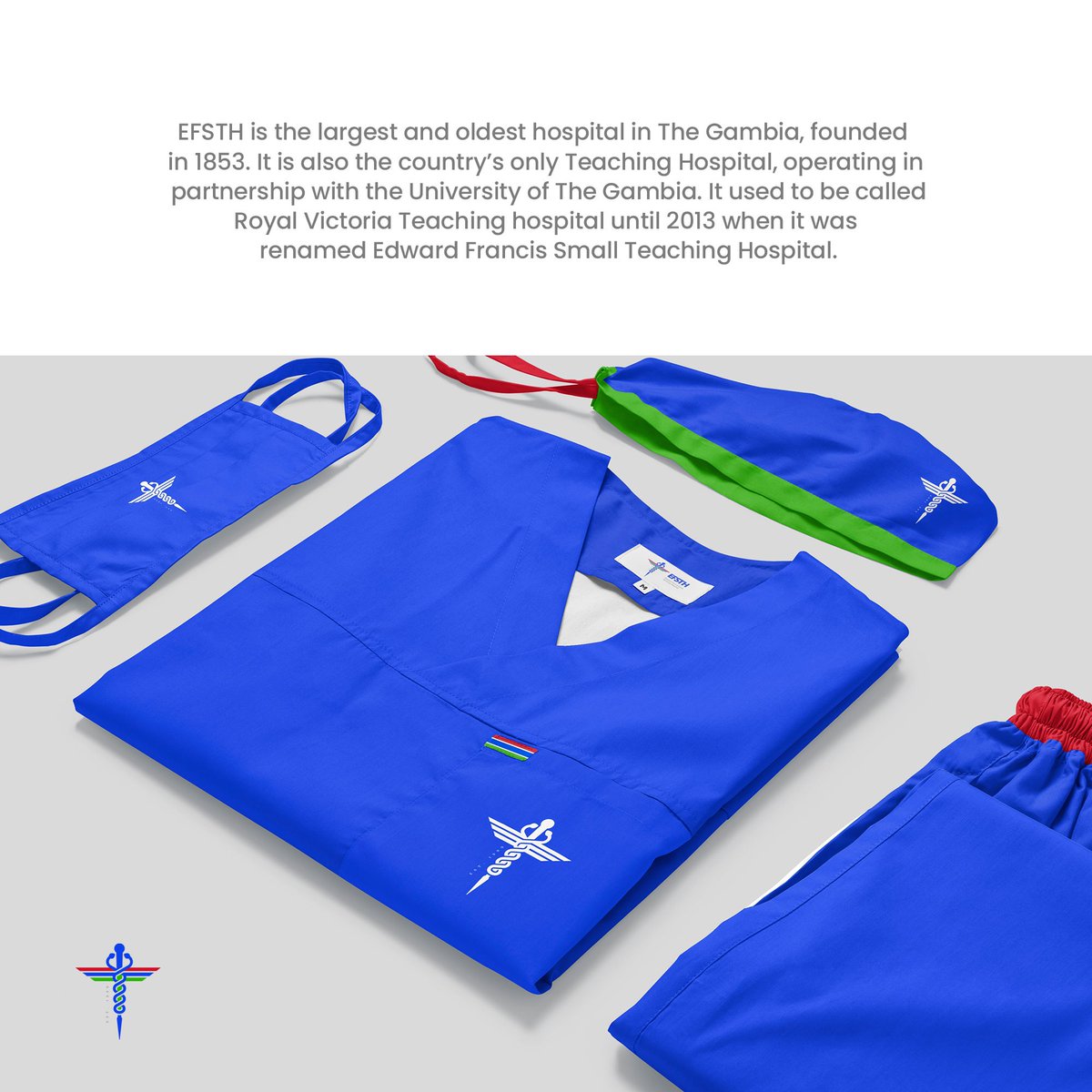 Brandr220's tweet image. A BEFORE and AFTER logo redesign of one of Gambia’s oldest and famous hospitals!
.
#logodesigns #logorevamp #brandingdesign