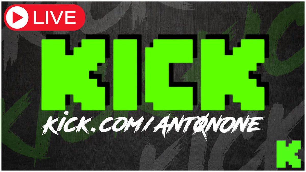 We are live! 💚
kick.com/ant0none 
#KickStreamer #gamer #streamer #live
<a href="/KickStreamsLive/">KickStreamsLIVE 🌍</a>
<a href="/KickLiveNow/">KickStreaming Retweets</a>
<a href="/KickStreamingRT/">KickStreaming RT</a>
<a href="/kick/"></a>streamerrt
@kick
@KickStreamsNow
<a href="/KickStreamerGo/">Kick Booster</a>
<a href="/KickStreamers/">Kick Streamers</a>
<a href="/BlazedRTs/">Blazed</a>
<a href="/RareHelium/">RareHelium</a>