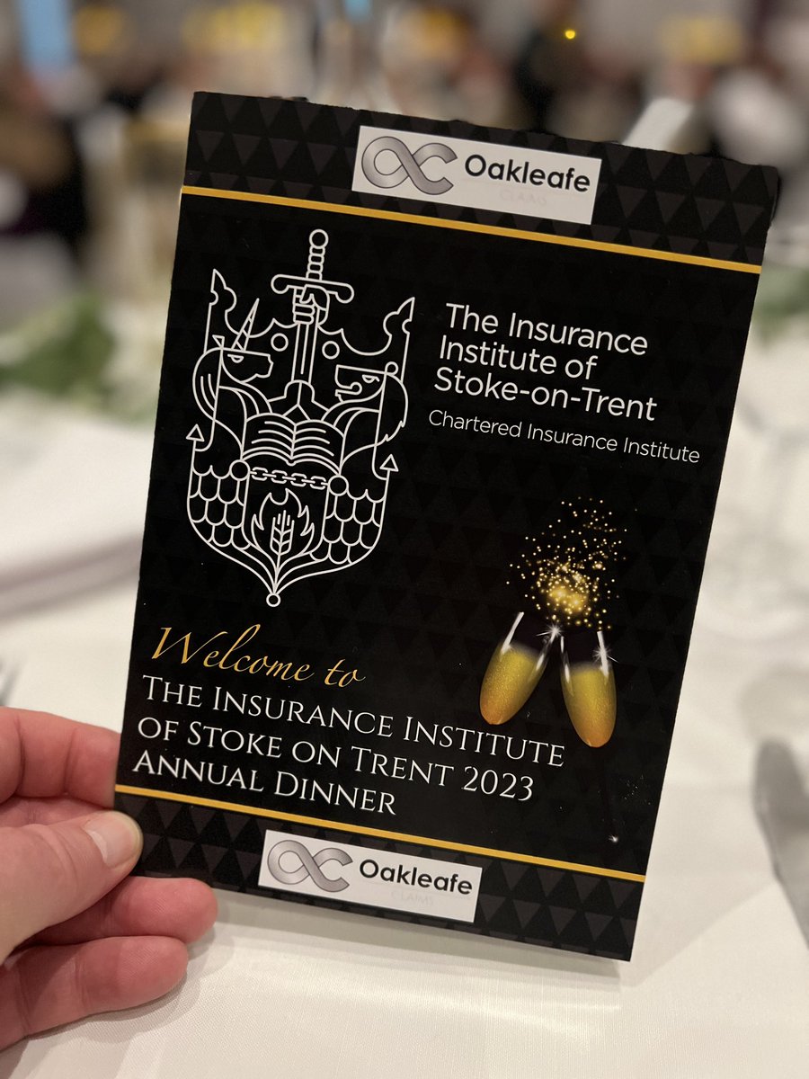 SMW_Cii's tweet photo. A fabulous evening @stokecii Annual President’s Dinner, but not one oatcake in sight! 😂

@CIIGroup @pfsconf #Shropshire #Staffordshire https://t.co/zleXf18BIv