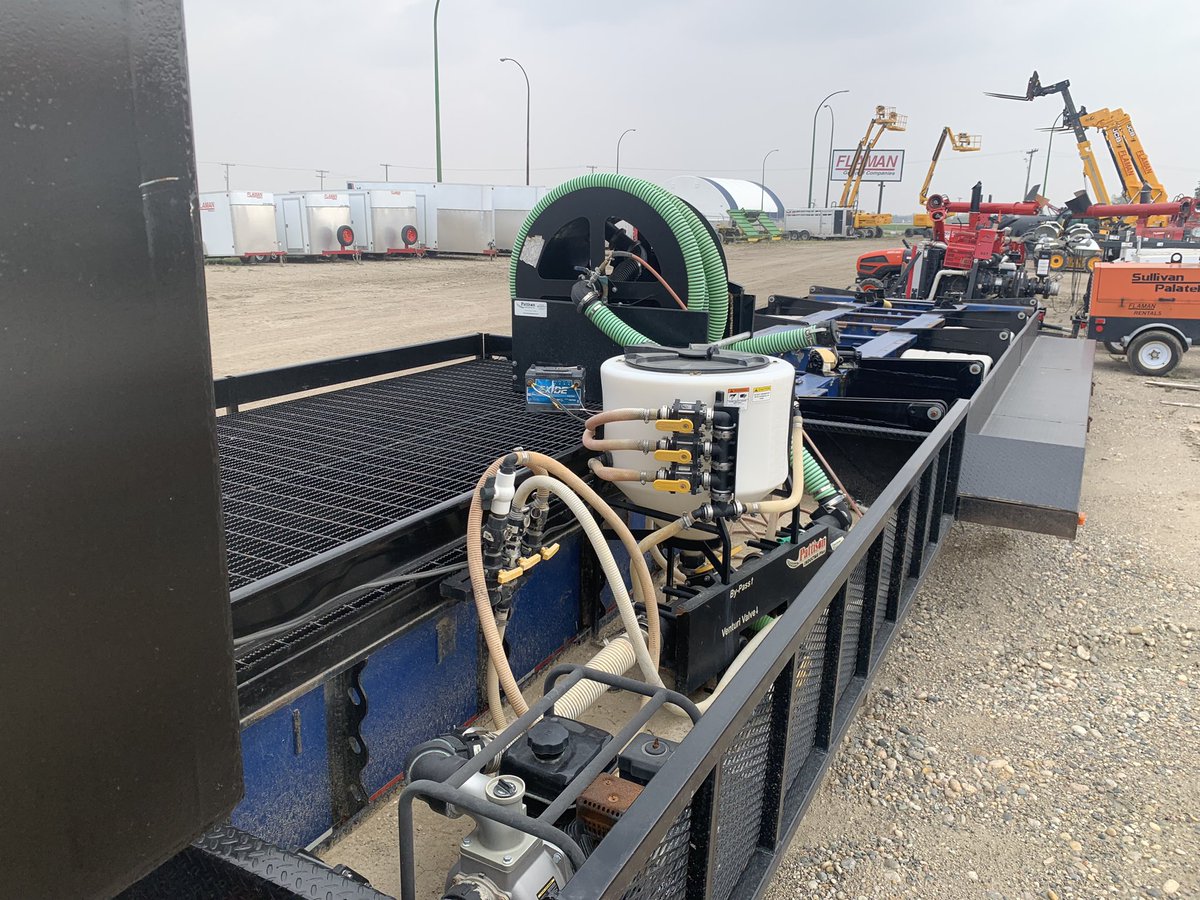 2004 sprayer transport trailer
3x25,000k axles. 
48’ trailer 
Cham handler and pump 
Fresh safety. 
$68900 fob Flaman Moosomin