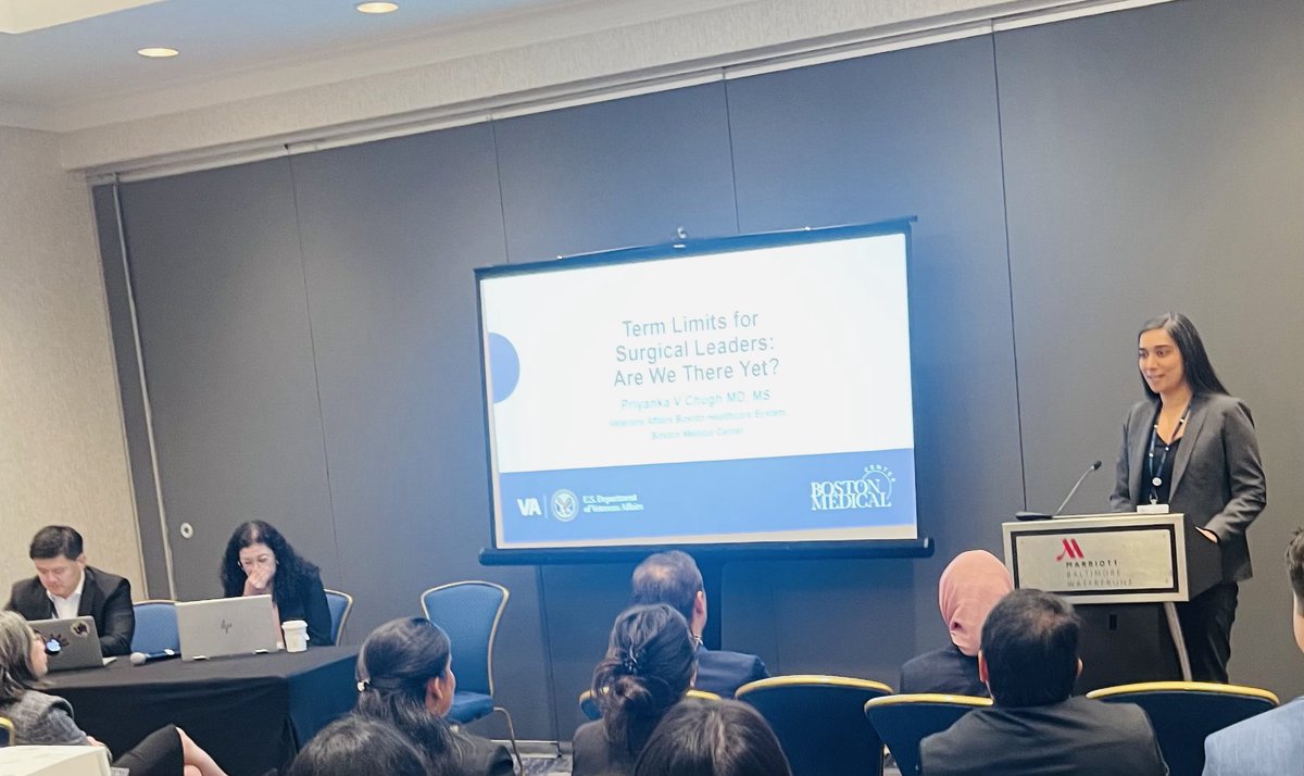 ⁦<a href="/AntiWheatGirl/">Priyanka V. Chugh MD, MS</a>⁩ asking whether we should have term limits for surgical leaders? #SAAS2023

What do you think?