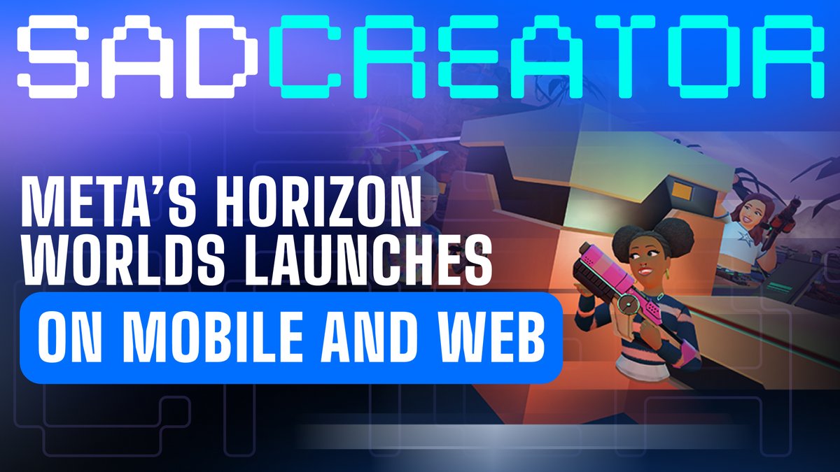 META'S HORIZON WORLDS GO LIVE ON WEB & MOBILE

 👾#Zuckerberg has finally made the move to expand his #metaverse #HorizonWorlds from virtual reality headsets to people’s smartphones and computers.

😲 On Sep. 15, @Meta announced in its blog post that it has started rolling out…