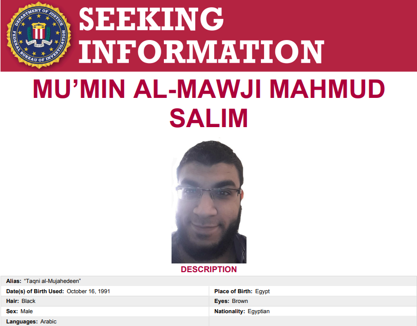 mifbilosangeles's tweet photo. Mu’min al-Mawji Mahmud Salim &amp; su prometida, Sarah Jamal Muhammad al-Sayyid, son #buscados para ser interrogados en relación a su apoyo material al Estado Islámico de Irak y ash-Sham (ISIS). Para más detalles, visite: https://t.co/fH1RTso4C8
#FugitiveFriday https://t.co/zJLt1M0ra8