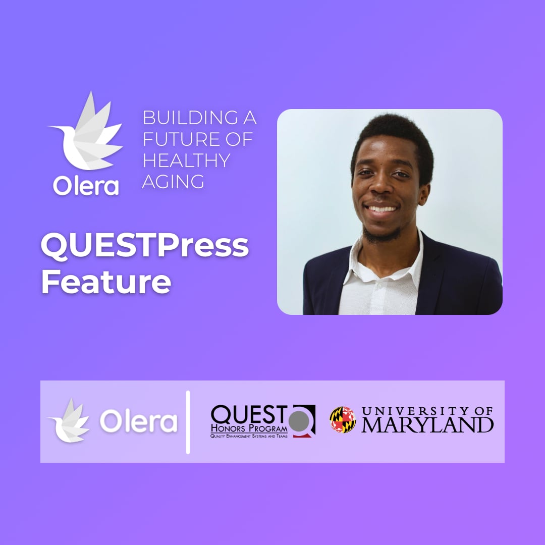 oleracare's tweet photo. It comes full circle! @Olera, led by @tjs_mind , spotlighted in new press feature by QUEST at UMD.

@UMD QUEST students develop biz solutions for real-world problems.

Read more about the feature: [link]

Join us in congratulating our tireless team! 🎉 https://t.co/LhtUK7XsnP