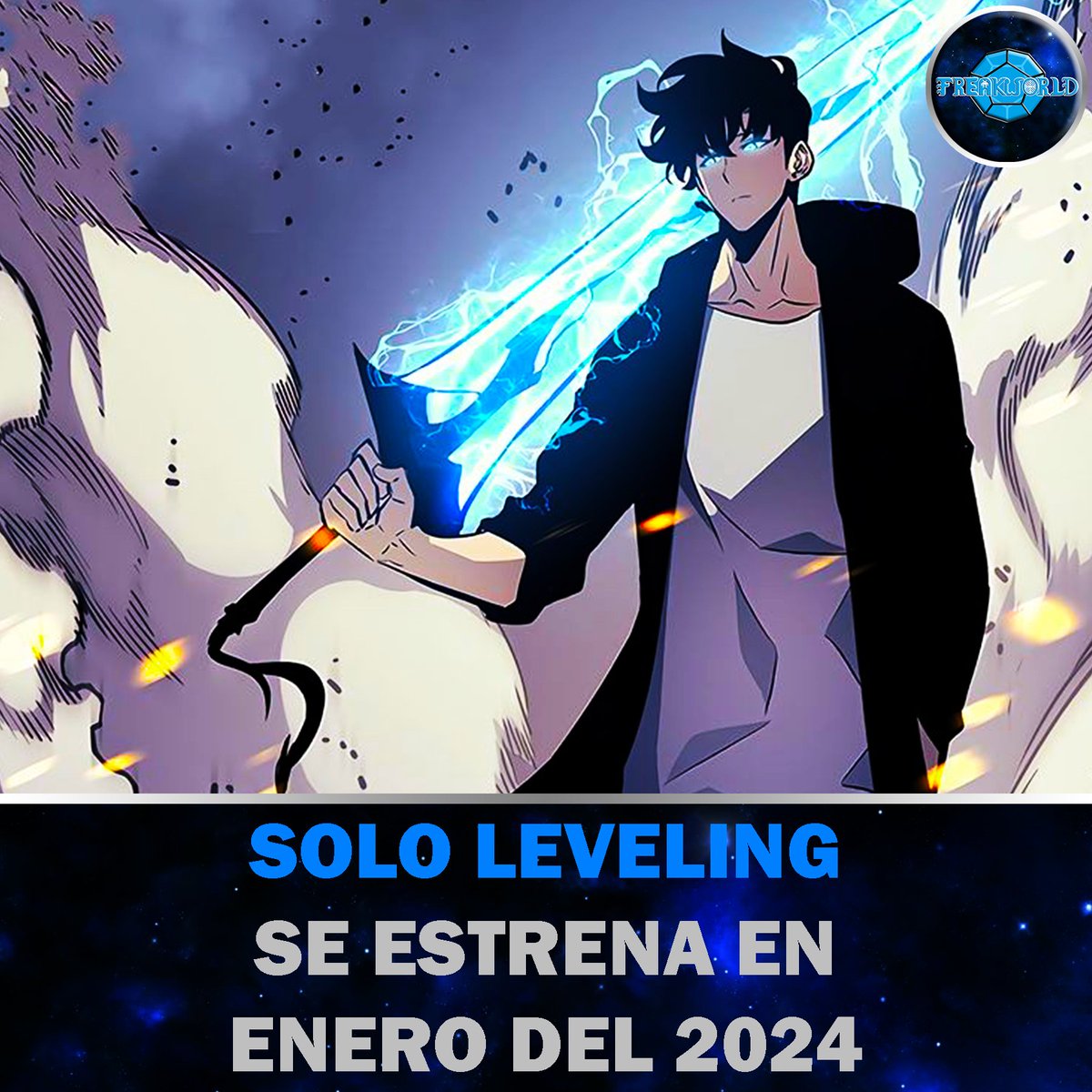 truefreakstar's tweet photo. "Solo Leveling llegará en algún momento de Enero del 2024".
#mundofriki #frikismo #frikis #freak #anime #animelover #otaku #otakumode #game #gamer #gamers #mundogamer #gamerlife #GAMERZONE #serie #serieanimada #manga #sololeveling #sololevelinganime https://t.co/LbQiWg0RxD