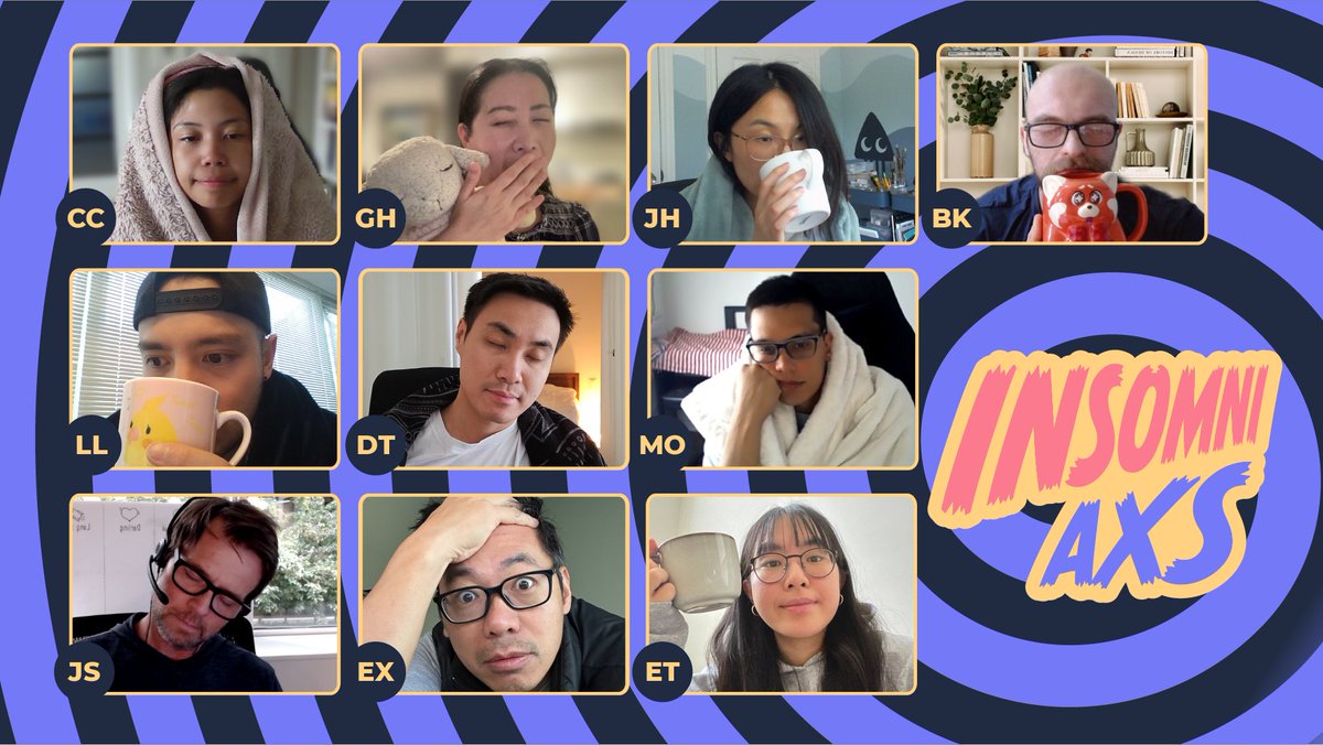 axs_studio's tweet photo. We’re back! Meet InsomniAXS, our all-star team for the 2023 @TrustVesalius Trust-a-thon - a creative jam to fund scholarships in medical &amp; scientific communications.

Stay tuned for fun W.I.P. &amp; PLEASE SUPPORT US:
https://t.co/PrBpifTNa9

#vesaliustrust #trustathon2023 https://t.co/knaQiSmkrr