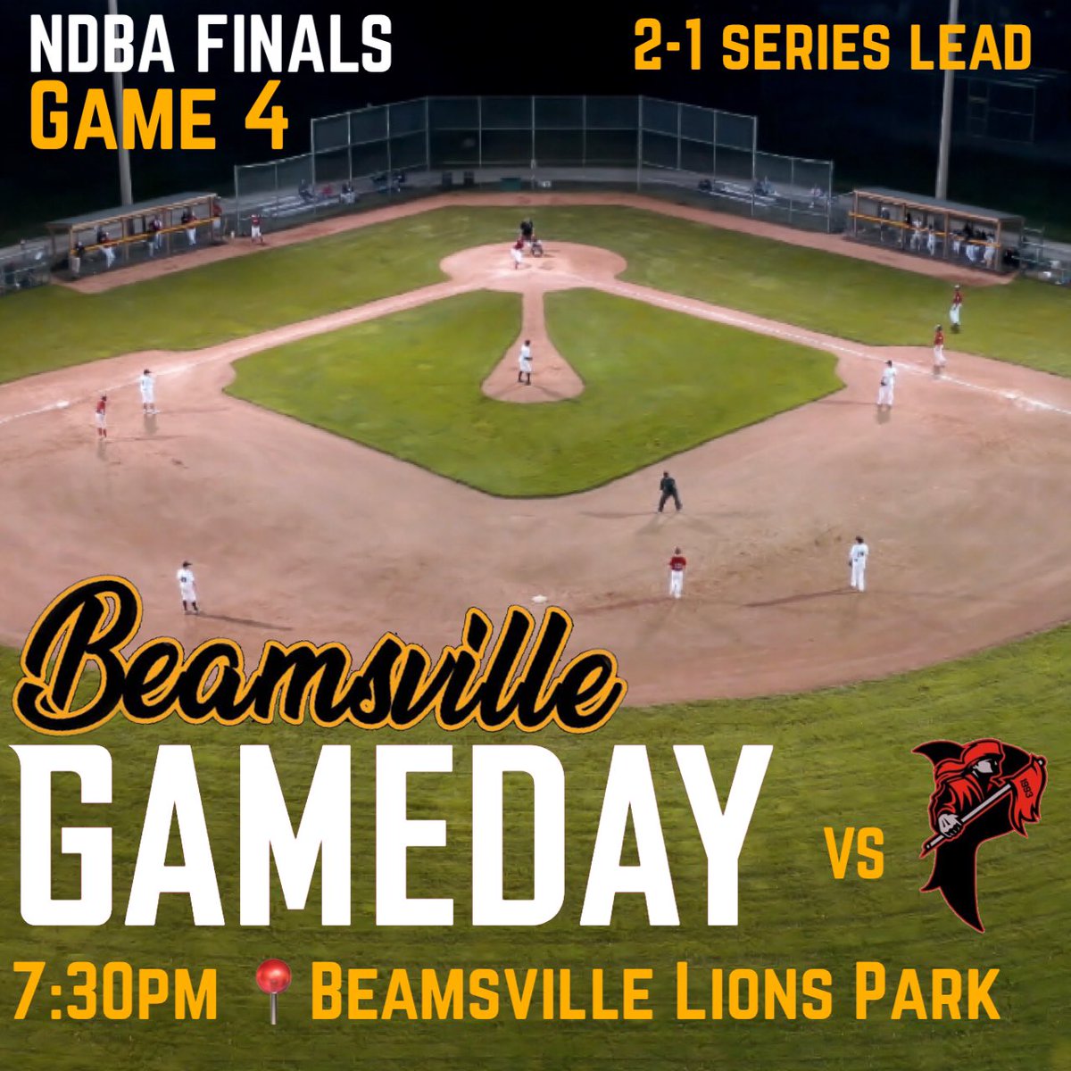 beamsvilleSR's tweet image. Come out to Lions Park tonight, as we look to close the series out at home! #daboys