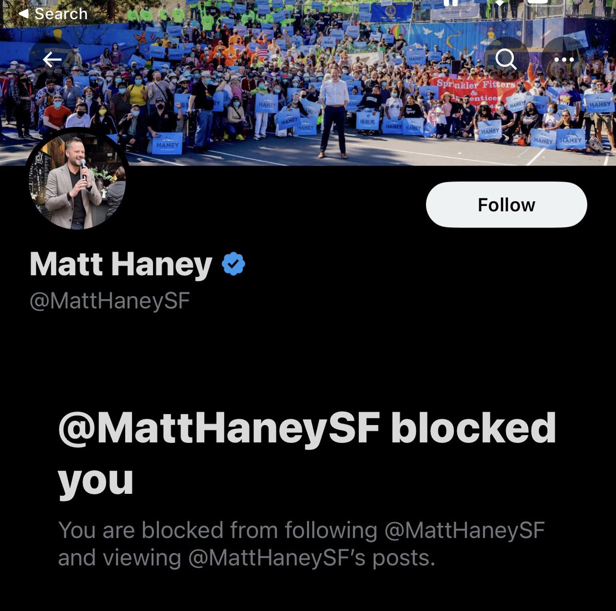 citizenj17's tweet photo. @AsmMattHaney Matt Haney blocks critics like a good commie but I still have my Haney Dull https://t.co/i7o1k8yKpi