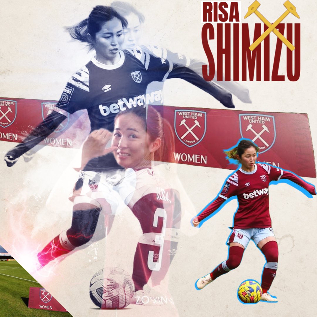 Graphic made for @risa_shimizu_2 @westhamwomen 

#football #womansfootball #westhamwomen #westham #footballer