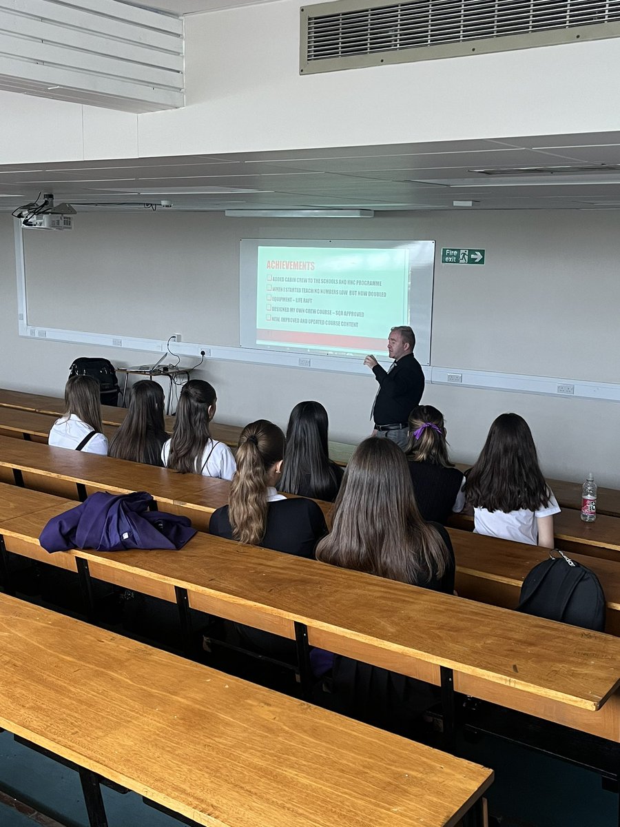 Huge thank you to Craig who delivered an informative &amp; enjoyable career talk on Aviation to some of our senior pupils during Future Fridays. I am sure it has inspired some future cabin crew👩‍✈️✈️👨🏻‍✈️🌎
