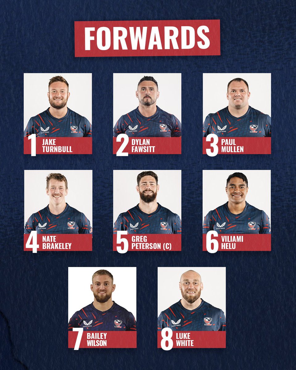 USARugby's tweet image. Squad set, time for battle 🤜 

🔜 USA v Stade Toulousain
🗓️ Saturday, Sept. 16, 9pm ET
📍 America First Field, Sandy, UT
📺 FS2