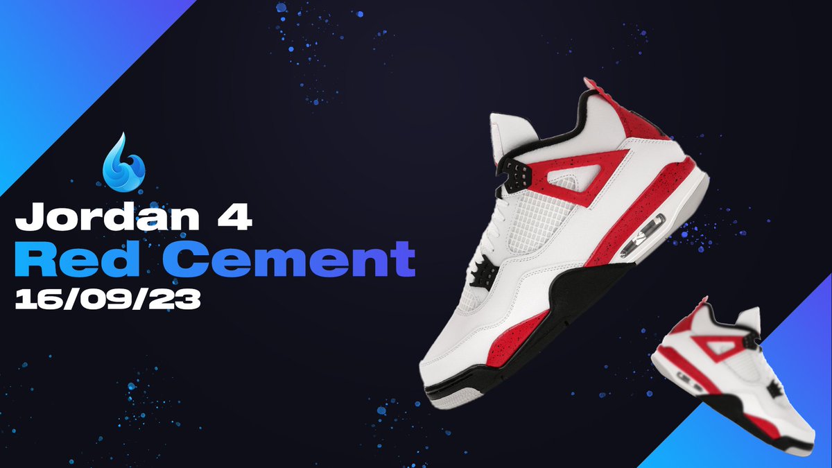 Jordan 4 Red Cement Releasing Tomorrow 16th September for £190! With our 3ds solver Personal & Business, Nike Acc Gen + 30 More Tools members will be COOKING! 💦 Like + RT For a chance for a weekly key now! 🔑