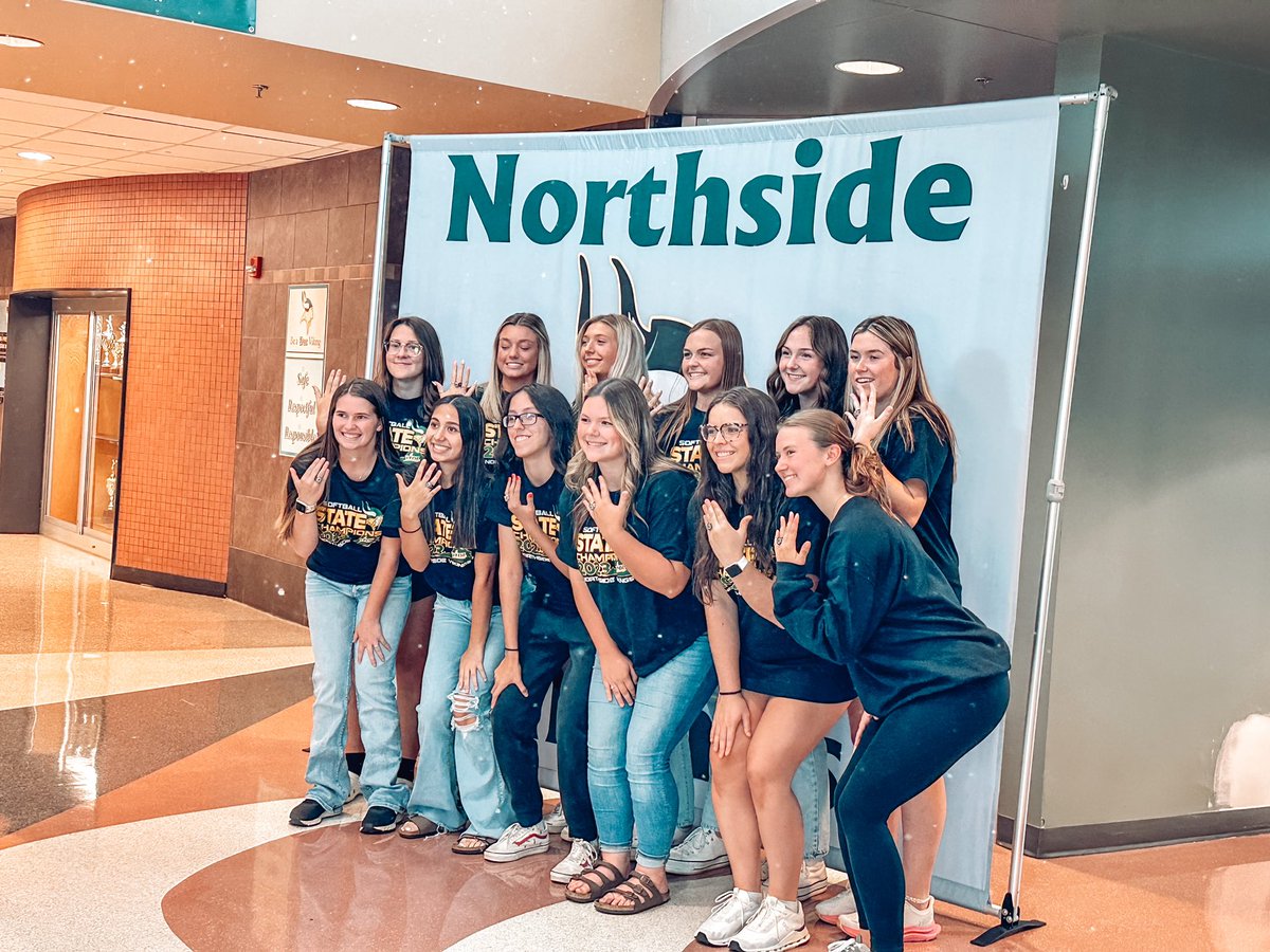 Tonight we received our state championship rings &amp; were recognized during the football game! Your 2023 3A state champs!!! 

“You can. You will. You did!”