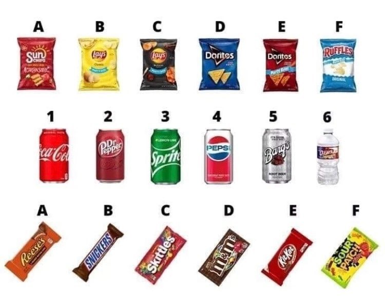 Im1SpoiledLady's tweet photo. #OPLive Games: Pick One from each row to make your #SnackCombo! Let’s gooooooo! #OPNation #OnPatrolLive #OPLiveNation #Reelz #AskBraylyn https://t.co/v1C05ZnNQ3