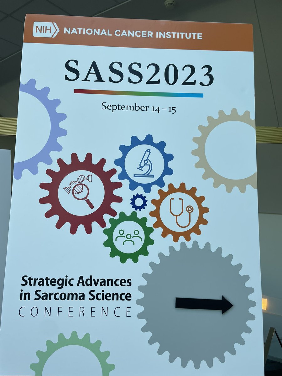 Great science and discussions at the NIH for SASS 2023! #EwingSarcoma #PHODocs