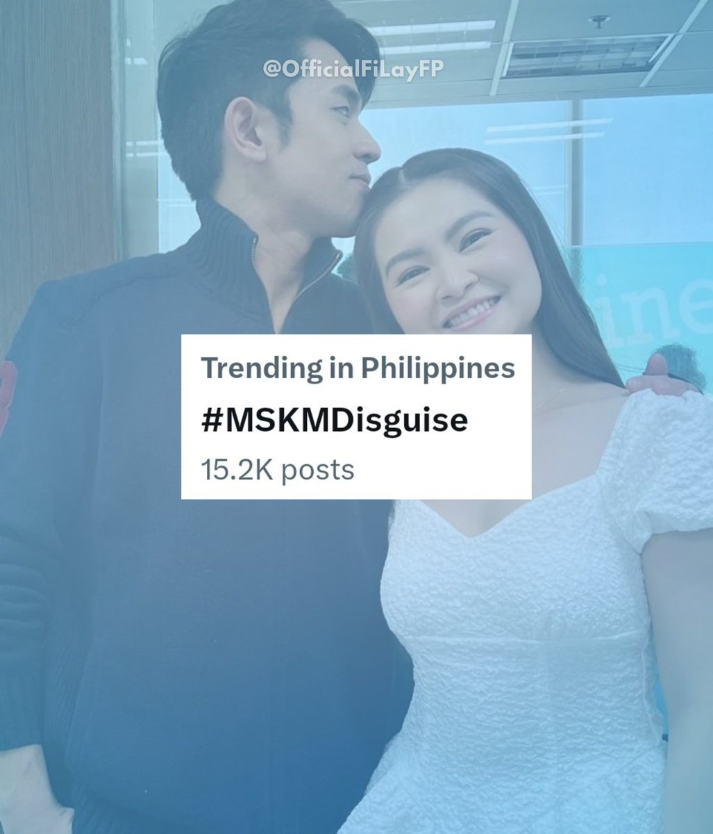 OfficialFiLayFP's tweet photo. LOOK | 12 hours since it aired and #MSKMDisguise is still trending on the Philippines with over 15k posts 🤍
Tell us, what's your favorite episode this pilot week?
#MagingSinoKaManGMA
#DavidLicauco | David Licauco
#BarbieForteza | Barbie Forteza
#BarDa https://t.co/jn9rAXirLl