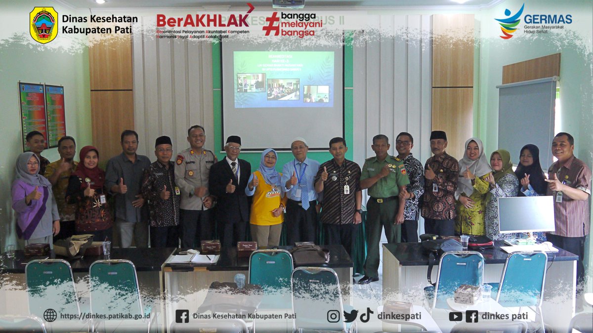 dinkespati's tweet photo. Jumat (15/9) Kadinkes Pati, dr. Aviani Tritanti Venusia, MM, mengadakan kunjungan Re-Akreditasi Puskesmas Gabus II. Dalam sambutannya, Kadinkes berharap dgn adanya Re-Akreditasi ini bisa meningkatkan kualitas pelayanan kesehatan Puskesmas Gabus II kepada masyarakat. https://t.co/NupymEL9yx