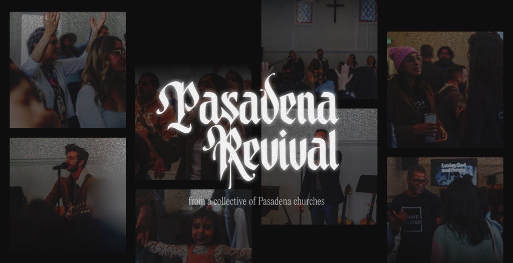 phillipdjones's tweet photo. Pasadena Revival is back!! Doors open for prayer at 6pm. Service starts at 7pm. https://t.co/NKAveJwyzi https://t.co/aMXFZ7VV92
