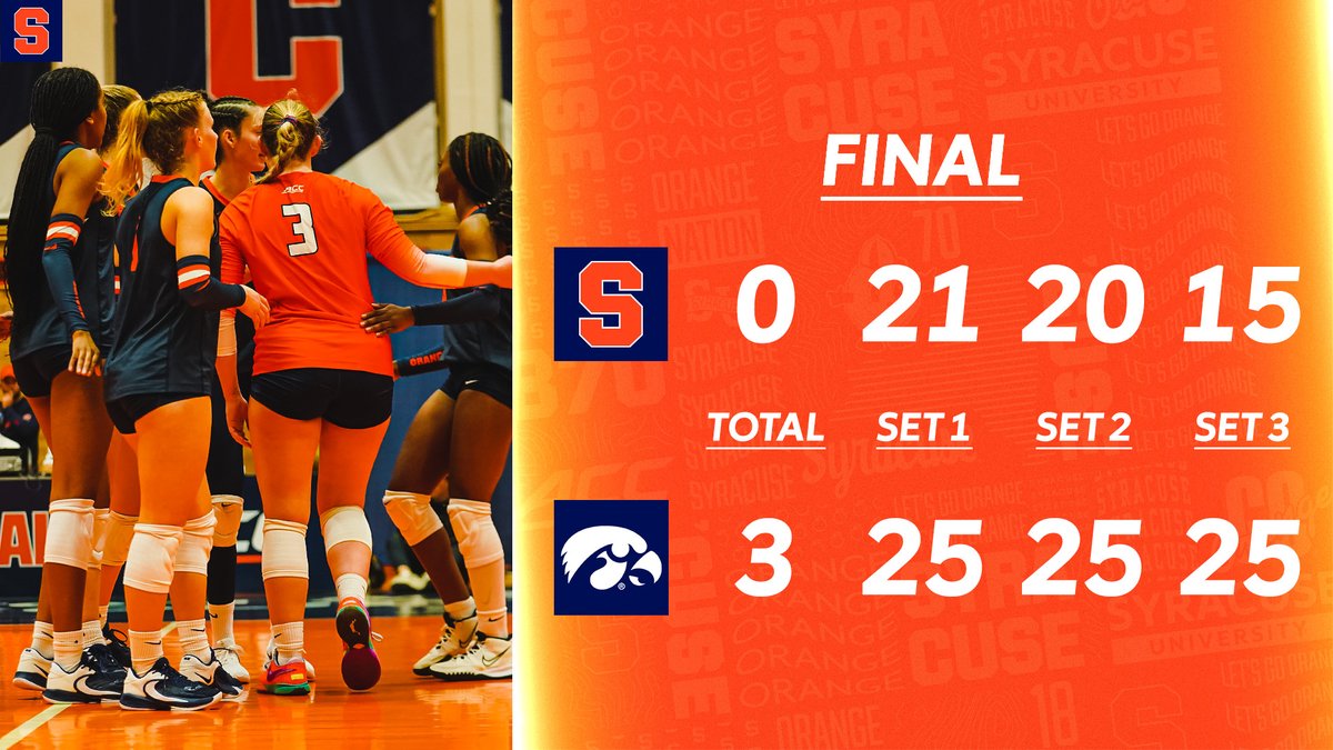 CuseVB's tweet image. Final at home. 🍊🏐

#UniqueUnitedUnlimited x #UnleashthecUUUse x #cusevb