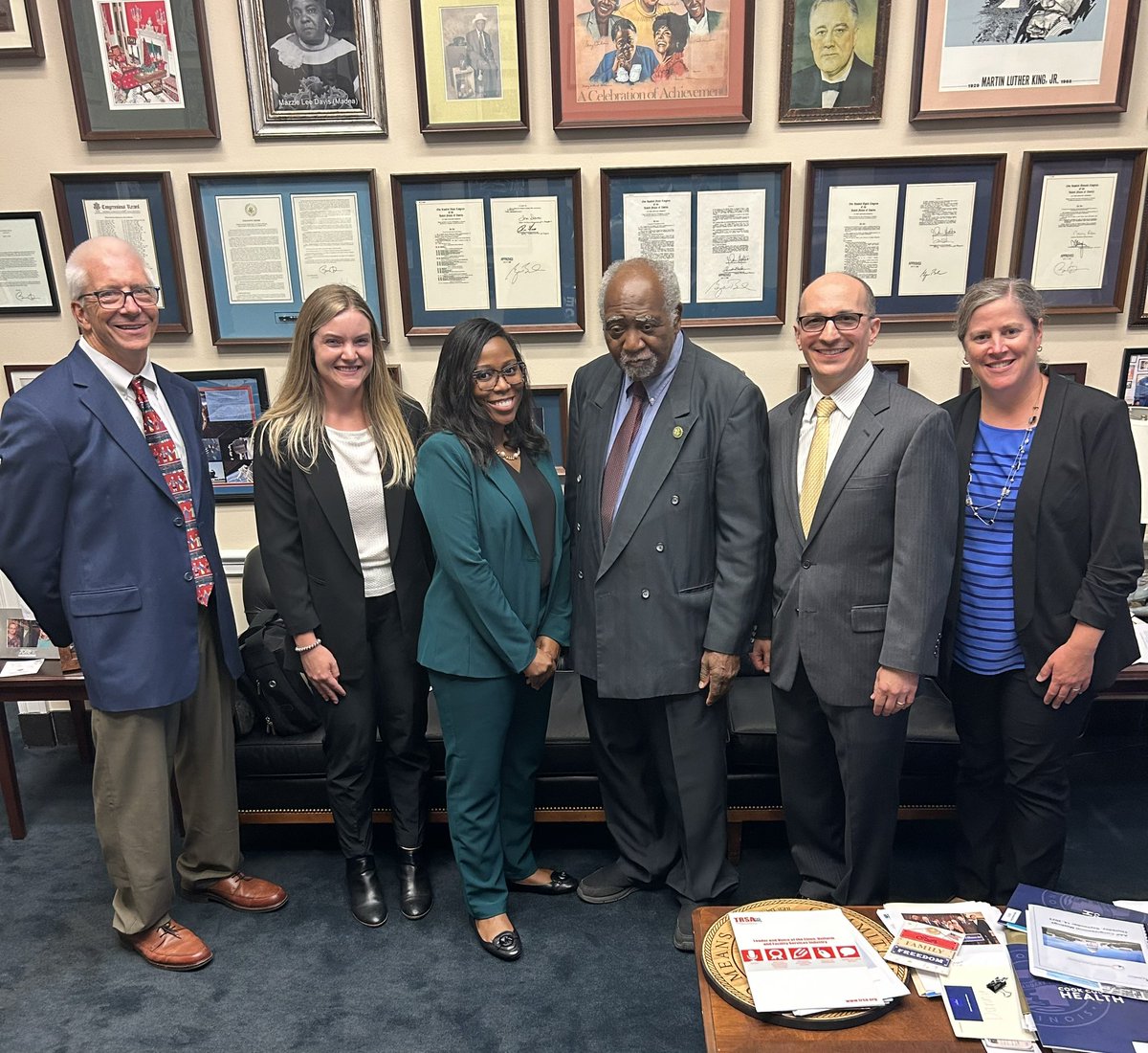 Great day advocating on Capitol Hill for  <a href="/AAPhysiatrists/">Assoc. of Academic Physiatrists (AAP)</a>! <a href="/RepDannyDavis/">Rep. Danny K. Davis</a>