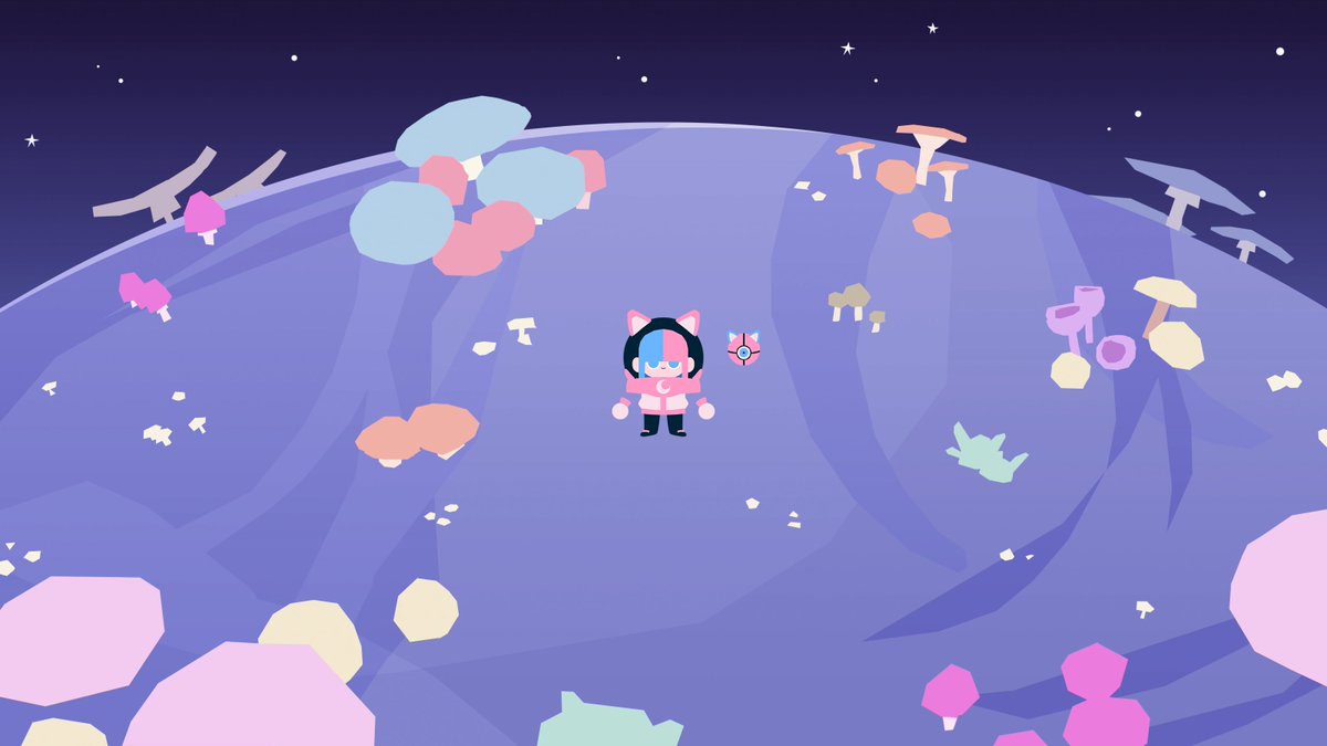 Some concept art for the game I'm working on✨ 
I'm still trying to come up with a name for the project 👁️