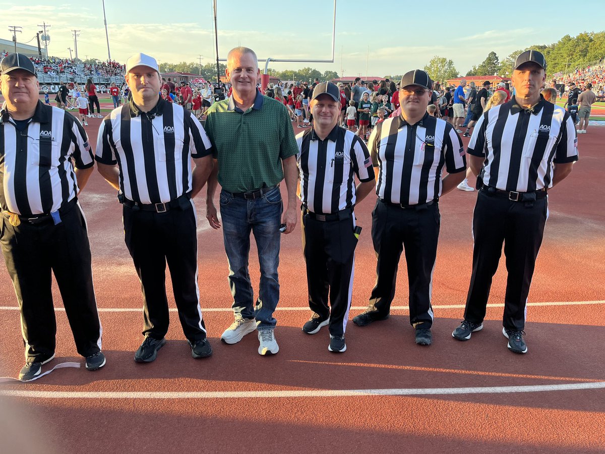 A big thank you to all the officials across Arkansas who are working hard to let our student-athletes compete!