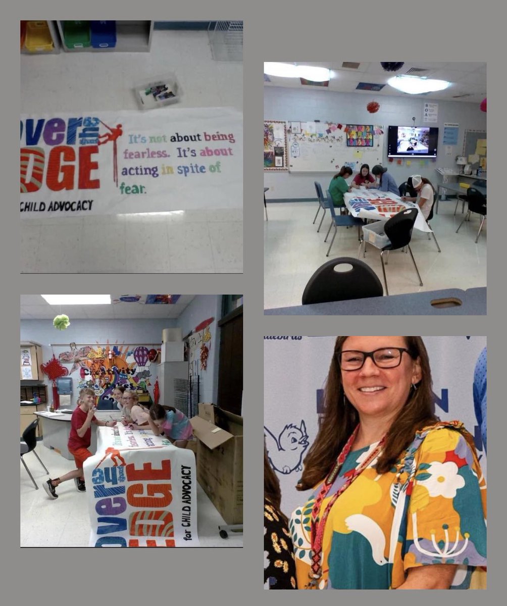 📣We want to give a huge shoutout to our art teacher,Mrs. Lynch. We received exciting news: we won the banner contest! As a result,Mrs. Lynch will be going “Over the Edge" in support of the Barren River Area Child Advocacy Center this Saturday at 2:30pm #AESpride <a href="/WarrenCoSchools/">Warren Co Schools</a>