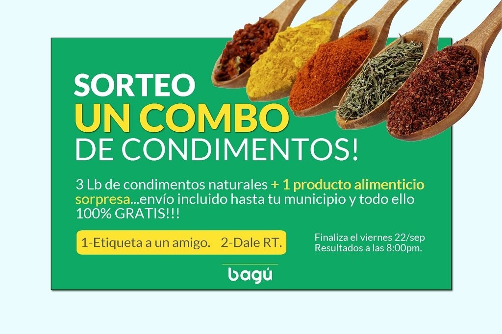 bagú | Condimentos naturales! tweet media