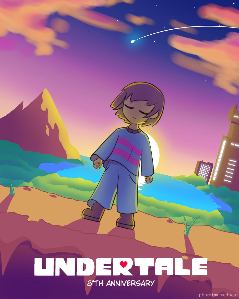 PhantomFredbea3's tweet photo. ¡feliz 8°th aniversario undertale! 
. 
. 
.
#undertale #fanart #frisk #fanart #videogames #art #tobyfox #undertale #ilustration #digitalart #art #digitaldrawing #videogames https://t.co/tBfsOuHLyb
