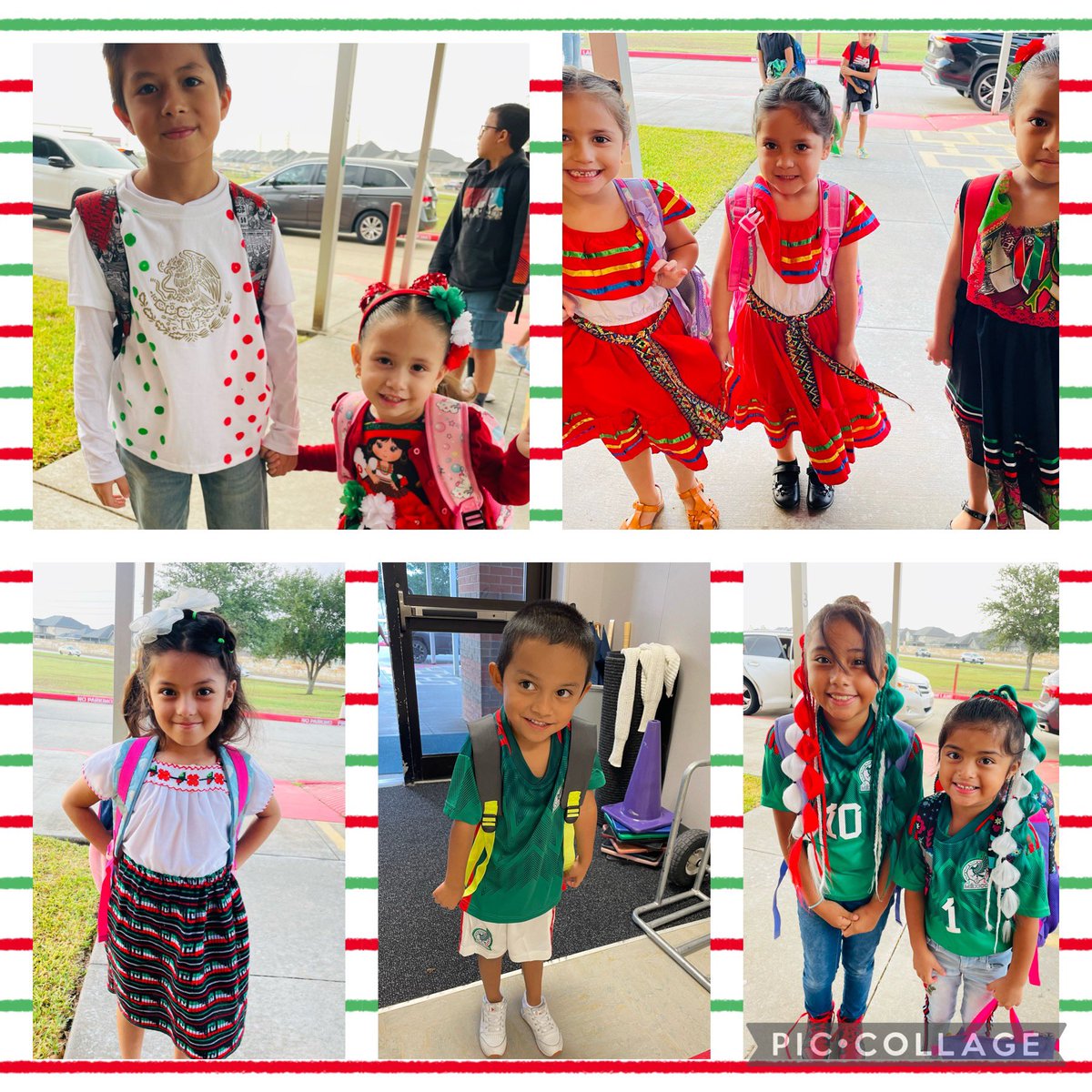MrsNHdz's tweet photo. We celebrated International Dot Day and the beginning of Hispanic Heritage Month  @JeterElem today! Check out the combination of the two celebrations! 🔴⚪️🇲🇽🇵🇦
#JaguarPride #PawsUp #DotTwinsies https://t.co/6hM56MLfA0