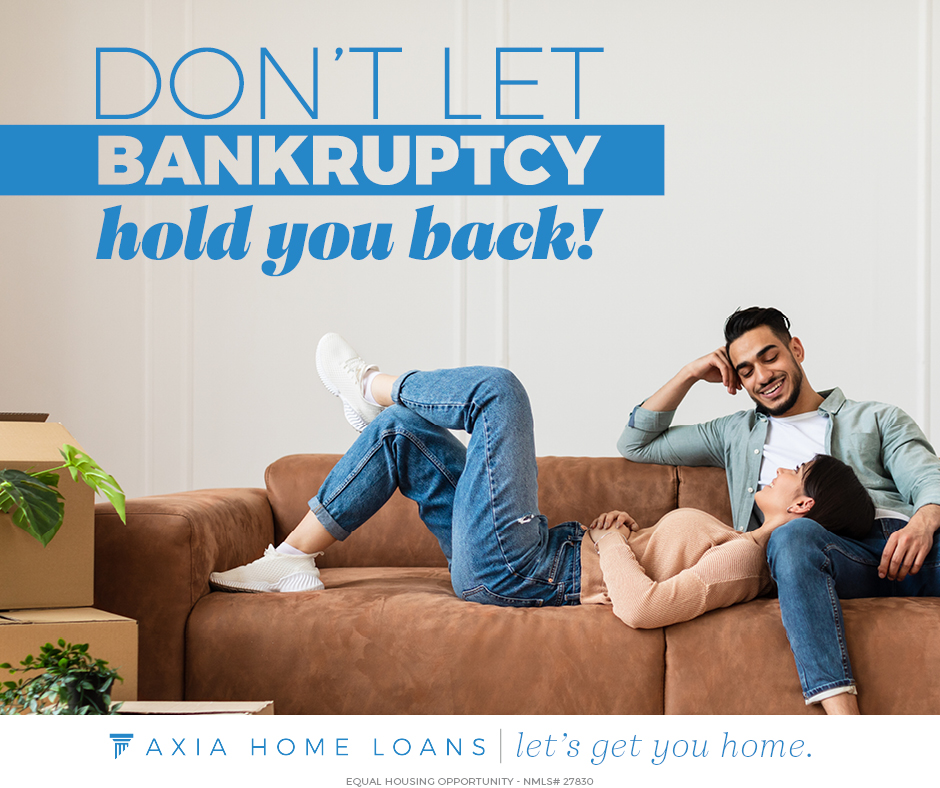 AxiaHomeLoans's tweet photo. Many of our customers have successfully bounced back from financial setbacks to become homeowners. Bankruptcy won’t define your future; it is just a chapter to your story. We are here to help you write your next chapter titled: A Second Chance. https://t.co/CRCdR2crs6